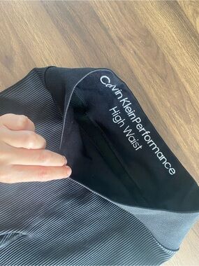 Calvin Klein Performance Black High-Waist Bike Shorts